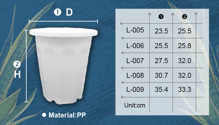【Aiermei Angular Pot】L-005 Angular Pot - European Style Pots Series ...