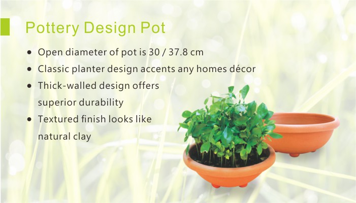 Terracotta Round Pot 1 inch pots big clay pots art plastic pots planting pots outdoor plastic nursery pots wholesale bonsai pots plant pots plastic Aiermei Yeou Cherng