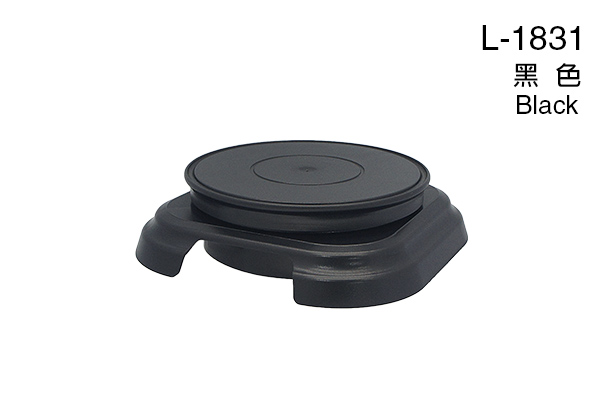 L-183 Round Turntable with Art Deco Base