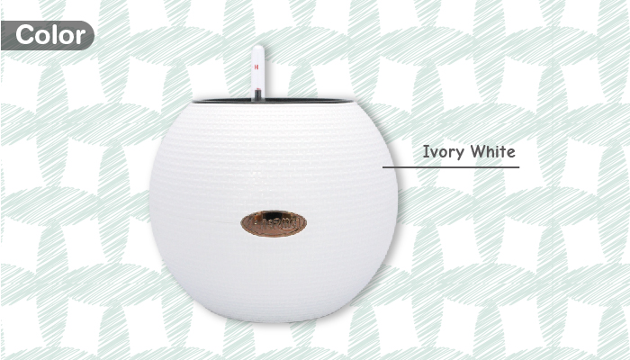 AIERMEI Golf Ball Pot &mdash; color option: ivory white