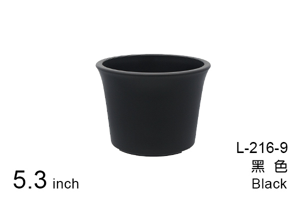 L-216 Obsidian Bloom Pot (S)