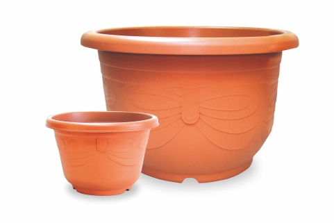 ROD-080 Butterfly-Knot Round Pot