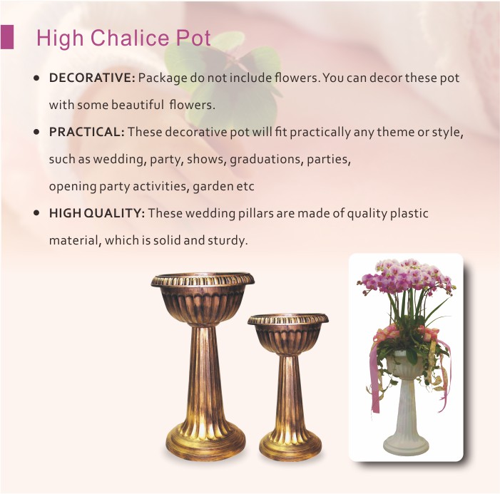 Lotus flower pot Retro flower pot Landscaping flower pot outdoor plant pots function vase chalice pot garden decoration outdoor plastic plant pots wholesale Aiermei garten