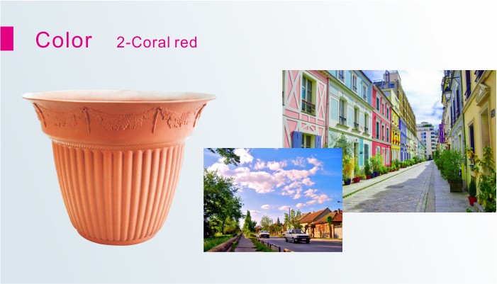 Floral Design Flower Pot Embossed Embossed Bonsai Pot  plastic plant pots wholesale pots and pots for landscape pottery pots горшок для цветов planting pots outdoor Aiermei flower pot Yeou Cherng flower pot