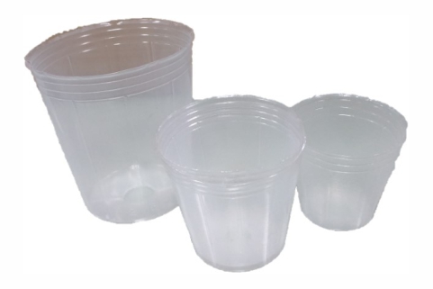 TNP-015 Aiermei White Transparent Nursery Pot