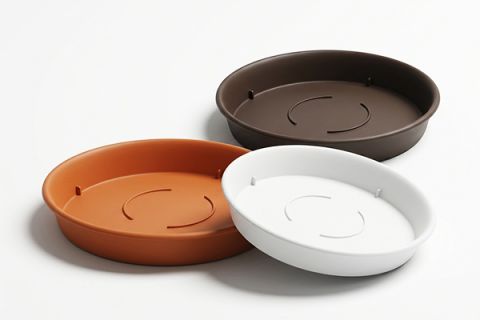 【Aiermei Plastic Clay Pot】L-062 China Clay Saucer
